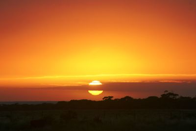 Scenic view of sunset