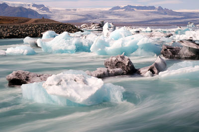 Amazing jokulsaron lagoon, iceland