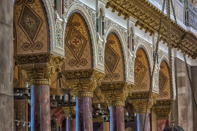 Low angle view of ornate building