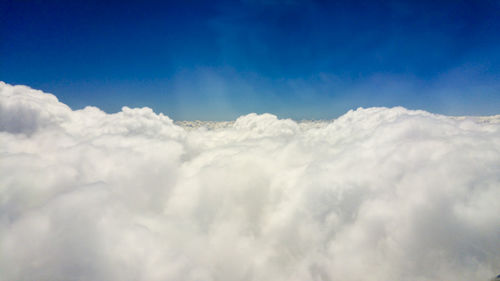 Low angle view of clouds in sky