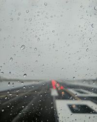 Raindrops on glass window