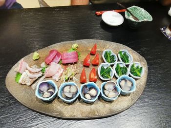 Various food on table