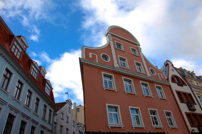 Low angle view of building against sky