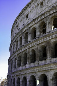 Low angle view of historical building against sky