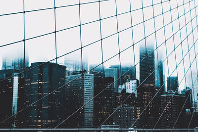 Aerial view of buildings in city