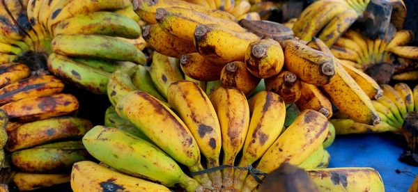 Close-up of fruits for sale at market stall