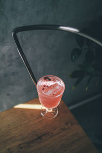 Close-up of drink on table