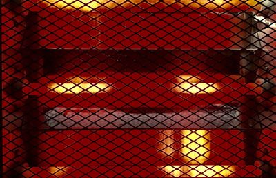 Close-up of chainlink fence