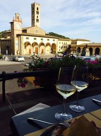 View of built structures against the sky