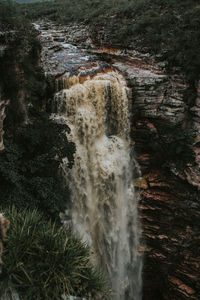 Waterfall in forest