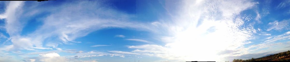 Low angle view of cloudy sky