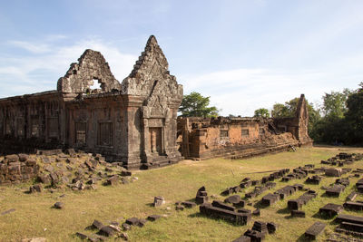 Old ruins against sky