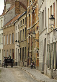 People on street in city