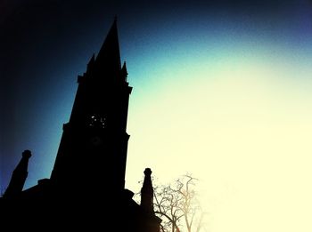 Low angle view of church