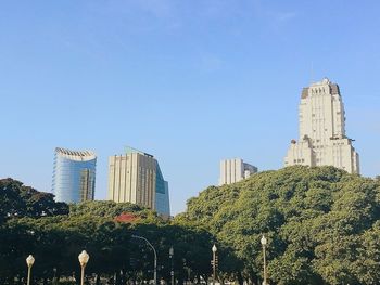 Modern buildings against sky