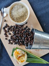 Fresh coffee and pastry brakes