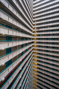 Low angle shot of modern building in city