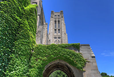 Low angle view of building against sky