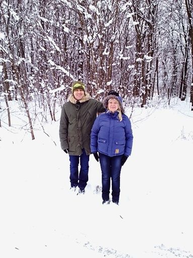 winter, snow, cold temperature, season, lifestyles, warm clothing, leisure activity, weather, full length, tree, covering, white color, standing, casual clothing, rear view, person, nature, walking