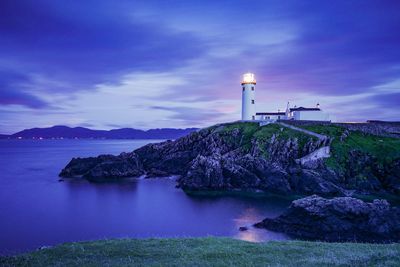 Lighthouse at seaside