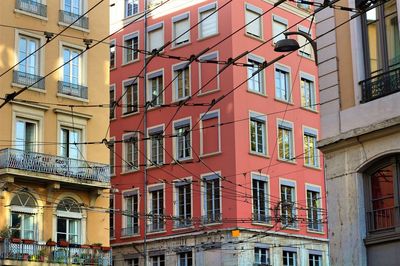 Low angle view of residential building