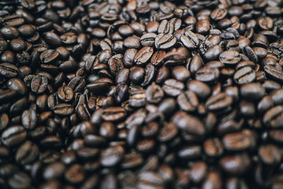 Full frame shot of coffee beans