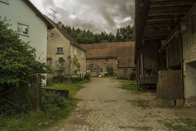 Houses against sky