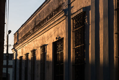 Low angle view of building against sky