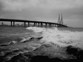 Bandraworli sea link over sea