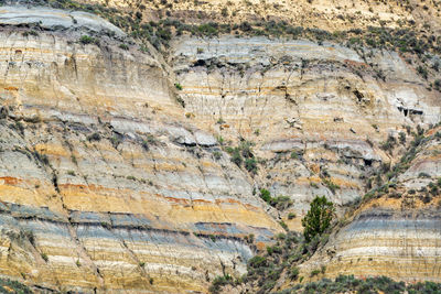 View of rock formations