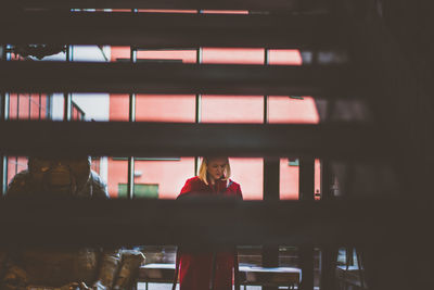 Portrait of man in warehouse