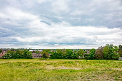 Scenic view of landscape against sky