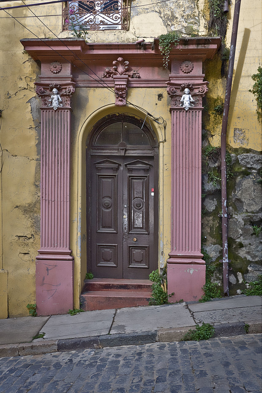 CLOSED DOOR OF HOUSE