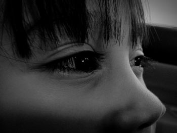 Close-up portrait of young woman