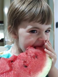 Close-up portrait of boy