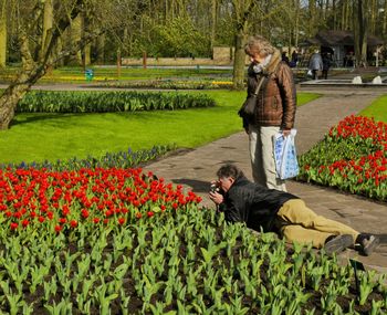 Full length of woman in park