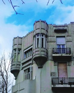 Low angle view of building against sky