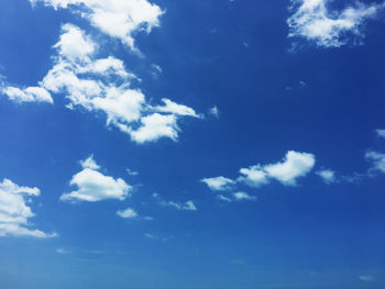 Low angle view of clouds in sky