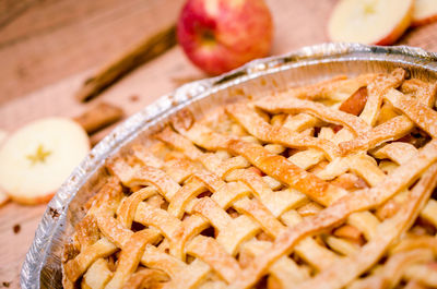 Close-up of bananas on table