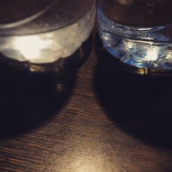 Close-up of food on table