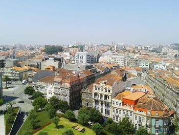 Buildings in city