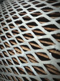 Full frame shot of metal grate