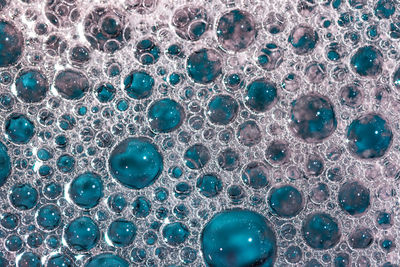 Full frame shot of bubbles