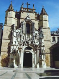 Low angle view of church