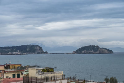 Landscape of nisida island from pozzuoli