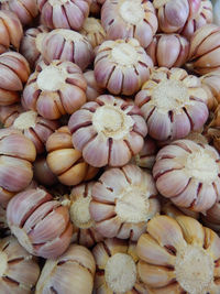 Full frame shot of onions for sale at market stall