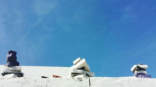 Low angle view of blue sky