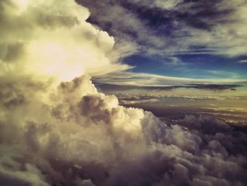 Scenic view of cloudy sky