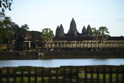 View of temple against sky