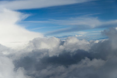 Low angle view of clouds in sky